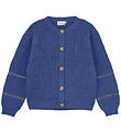 Minymo Cardigan Stricken - True Blue