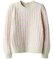 Name It Blouse - Knitted - NkfDitte - Buttercream/Pirouette