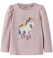 Name It Bluse - NmfKrulle - Brüniert Lilac