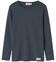 MarMar Blússa - Rib - Plain - Noos - Blue