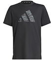 adidas Performance T-shirt - J TR-ES CAM TE - Svart