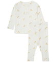 Minymo Set - Blouse/Trousers - Marshmellow White