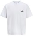 Jack & Jones T-paita - JcoRetreat Typographic - Bright White