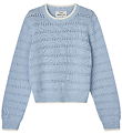 Mads Nørgaard Blouse - Knitted - Inga - Cashmere Blue/Vanilla Ic