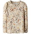 Name It Blouse - Rib - NmfNiara - Oatmeal/Woodrose