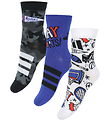 adidas Performance Socken - 3er-Pack - Doodle - Royblu/White/Sch