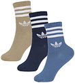 adidas Originals Sukat - 3 kpl - 3S Crew - Ashblu/Nindig/Kortti