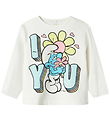 Name It Blouse - NmfFrida - Smurfs - Cloud Dancer