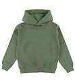 Calvin Klein Hoodie - Neck Embro Logo - Dusty Olive Green