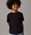 Calvin Klein T-shirt - Mono Mini Badge - Ck Black