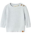Lil' Atelier Blouse - Knitted - NbnFrejo - Ancient Water