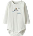 Name It Bodysuit l/s - NbmCopilot - Cloud Dancer