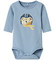 Name It Bodysuit l/s - NbmKopilot - Dusty Blue