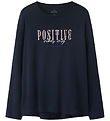 Name It Blouse - Loose - NkfViolet - Navy Blazer/Positive