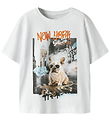Name It T-shirt - NkmVoto - Bright White/Street Style