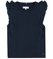 Tommy Hilfiger T-shirt - Embroidery Anglaise - Dark Night Navy