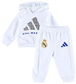 adidas Performance Sweat Set - Real Madrid - White/Black/Croyal