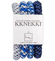Kknekki Elastic Hair Bands - 4-Pack - Blue/Grey