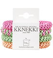 Kknekki Haargummis - 4er-Pack - Pink/Orange/Grün
