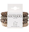 Kknekki Hårstrikker - 4-pack - Brun/Beige