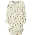 Lil' Atelier Bodysuit l/s - Rib - NbnGavo - Turtledove/Toy