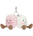 Jellycat Schlüsselanhänger - Amuseable Paar Marshmallows