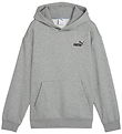 Puma Hettupeysa - ESS Small Nr. 1 Lógó - Grátt