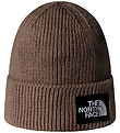 The North Face Beanie - Knitted - Logo Box Cuffed - Smokey Brown
