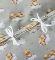 Nørgaard Madsens Bedding - Baby - Grey w. Sleeping Soft Toys on