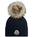 Moncler 비니 - 니트 - 울 - 네이비 포함 태슬