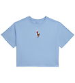 Polo Ralph Lauren T-Shirt - Cropped - Hellblau