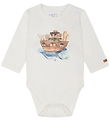 Hust and Claire Bodysuit l/s - Billy Boat - Ivory