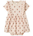 Lil' Atelier Kleid - Rib - NbfLavo - Silber Peony