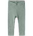 Name It Leggings - Noos - Rib - NbnKab - Slate Grau