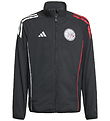 adidas Performance Cardigan - AJAX PRE JKTY - Black/White/BOLRED