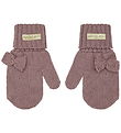 Hust and Claire Mittens - Wool - Florine - Plum Wine