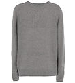 Emporio Armani Blouse - Knitted - Wool - Light Grey Melange