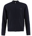 Emporio Armani Cardigan - Knitted - Wool - Blue Navy