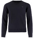 Emporio Armani Blouse - Knitted - Wool - Blue Navy
