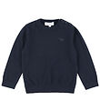 Emporio Armani Bluse - Baumwolle/Wolle - Navy