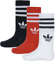 adidas Originals Socken - Crew - 3er-Pack - Weiß/Schwarz/Rot