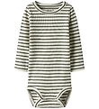 Name It Bodysuit l/s - Noos - Rib - NbnBani - Dusty Olive