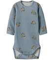 Name It Bodysuit l/s - NbmKinok - Dusty Blue