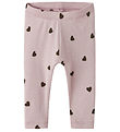 Name It Leggings - NbfkHeart - Burnished Lilac