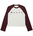 Marni Blouse - Berry Jam/White
