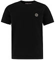 Stone Island Stuttermabolur - Svart