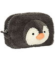 Jellycat Bag - 19x13 cm - Peanut Penguin Pouch - Grey