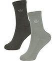 adidas Originals Socks - 2-Pack - 2-Toned CR - Silpeb/Shaoli