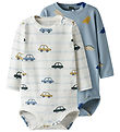 Name It Bodysuit l/s - NbmVroels - 2-Pack - Cloud Dancer/Dusty B