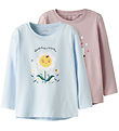 Name It Blússa - NmfVix - 2 Pakki - Glansandi Lilac/Country Air/